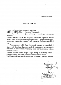 Referencje od firmy APOMED