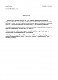 Referencje od Panstwa Torebko